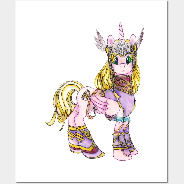 Silmeria Valpony Wall Art by Dragon Lady Artistry